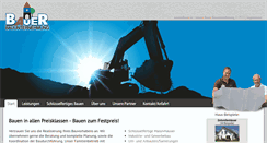 Desktop Screenshot of baumitbauer.de